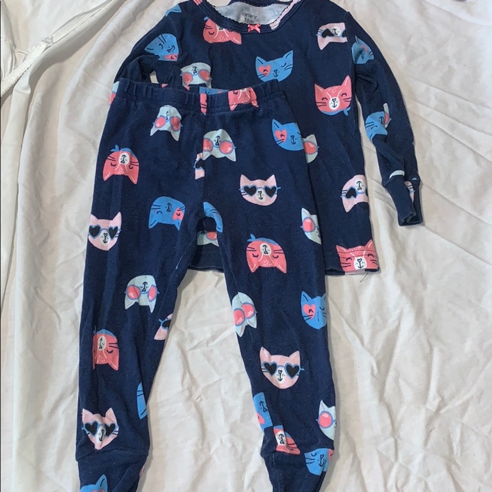 Baby Girl Kitty Pajamas